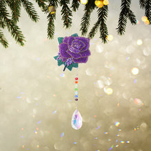 Load image into Gallery viewer, Diamond Drill Rainbow Collection Hang Crystal Prisms Wind Chime (Rose)

