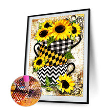 Load image into Gallery viewer, Sunflower 30x40cm(canvas) full round drill diamond painting
