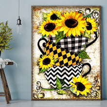 Load image into Gallery viewer, Sunflower 30x40cm(canvas) full round drill diamond painting
