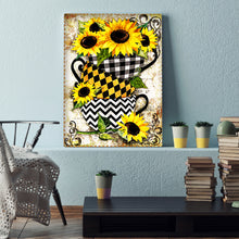 Load image into Gallery viewer, Sunflower 30x40cm(canvas) full round drill diamond painting
