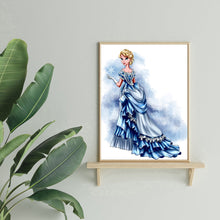 Load image into Gallery viewer, Princess Dress 40x50cm(canvas) full round drill diamond painting
