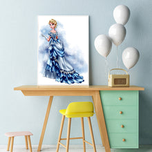 Load image into Gallery viewer, Princess Dress 40x50cm(canvas) full round drill diamond painting
