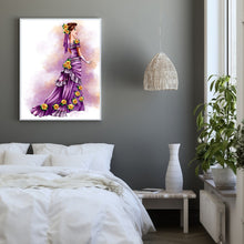 Load image into Gallery viewer, Princess Dress 40x50cm(canvas) full round drill diamond painting
