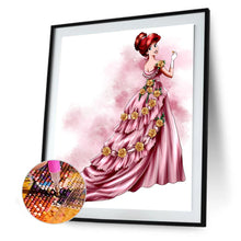 Load image into Gallery viewer, Princess Dress 40x50cm(canvas) full round drill diamond painting
