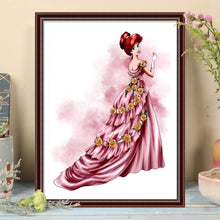 Load image into Gallery viewer, Princess Dress 40x50cm(canvas) full round drill diamond painting
