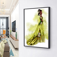 Load image into Gallery viewer, Princess Dress 40x50cm(canvas) full round drill diamond painting
