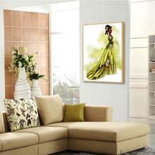 Load image into Gallery viewer, Princess Dress 40x50cm(canvas) full round drill diamond painting
