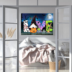 Halloween Goblin 50x35cm(canvas) full round drill diamond painting