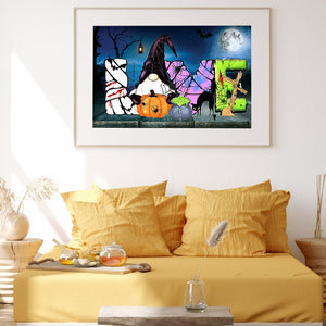 Halloween Goblin 50x35cm(canvas) full round drill diamond painting