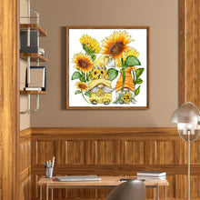 Load image into Gallery viewer, Goblin &amp; Sunflower 35x35cm(canvas) full round drill diamond painting
