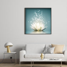 Load image into Gallery viewer, Lotus 30x30cm(canvas) full round drill diamond painting
