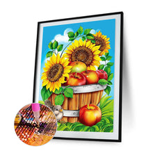 Load image into Gallery viewer, Sunflower &amp; Bird 30x40cm(canvas) full round drill diamond painting
