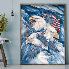 Load image into Gallery viewer, Flag Eagle 40x50cm(canvas) full round drill diamond painting
