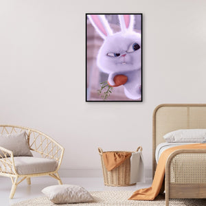 Rabbit 40x60cm(canvas) full round drill diamond painting