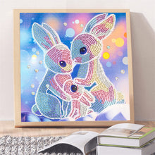 Load image into Gallery viewer, Rabbit 30x30cm(canvas) partial special shaped drill diamond painting
