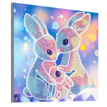 Load image into Gallery viewer, Rabbit 30x30cm(canvas) partial special shaped drill diamond painting
