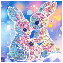 Load image into Gallery viewer, Rabbit 30x30cm(canvas) partial special shaped drill diamond painting
