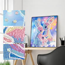 Load image into Gallery viewer, Rabbit 30x30cm(canvas) partial special shaped drill diamond painting
