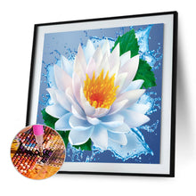 Load image into Gallery viewer, Lotus 30x30cm(canvas) full round drill diamond painting
