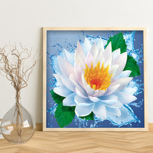 Load image into Gallery viewer, Lotus 30x30cm(canvas) full round drill diamond painting
