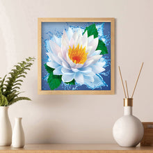 Load image into Gallery viewer, Lotus 30x30cm(canvas) full round drill diamond painting
