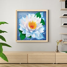 Load image into Gallery viewer, Lotus 30x30cm(canvas) full round drill diamond painting
