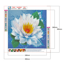 Load image into Gallery viewer, Lotus 30x30cm(canvas) full round drill diamond painting
