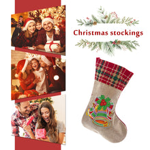 Load image into Gallery viewer, DIY 5D Diamond Painting Xmas Rhinestone Sock Art Embroidery Mosaic Gift Bag
