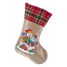 Load image into Gallery viewer, DIY 5D Diamond Painting Xmas Rhinestone Sock Art Embroidery Mosaic Gift Bag
