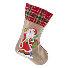Load image into Gallery viewer, DIY 5D Diamond Painting Xmas Rhinestone Sock Art Embroidery Mosaic Gift Bag
