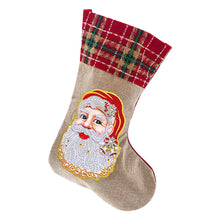 Load image into Gallery viewer, DIY 5D Diamond Painting Xmas Rhinestone Sock Art Embroidery Mosaic Gift Bag
