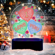 Load image into Gallery viewer, DIY Mosaic 3D Changeable Light Special Shape Diamond Painting Kit (3DDP05)
