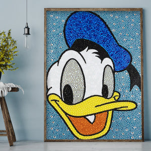 Cartoon Duck 30x40cm(canvas) full crystal drill diamond painting