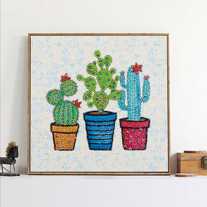Cactus 30x30cm(canvas) full crystal drill diamond painting