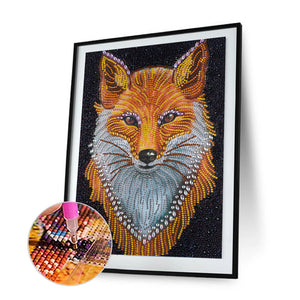 Fox 30x40cm(canvas) full crystal drill diamond painting
