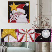 Load image into Gallery viewer, Santa Claus 30x30cm(canvas) full crystal drill diamond painting
