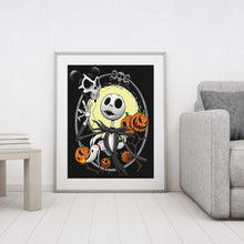 Load image into Gallery viewer, Halloween Skeleton 30x40cm(canvas) full round drill diamond painting
