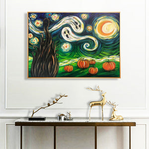 Halloween Night 40x30cm(canvas) full round drill diamond painting