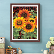 Load image into Gallery viewer, Sunflowers 30x40cm(canvas) full round drill diamond painting
