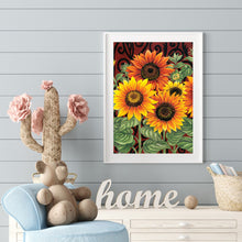 Load image into Gallery viewer, Sunflowers 30x40cm(canvas) full round drill diamond painting
