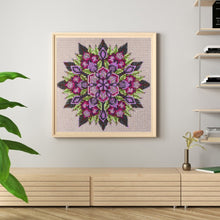 Load image into Gallery viewer, Mandala 30x30cm(canvas) full crystal drill diamond painting
