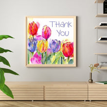 Load image into Gallery viewer, Tulip Flower 30x30cm(canvas) full round drill diamond painting
