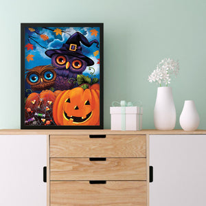 Halloween Night 30x40cm(canvas) full round drill diamond painting