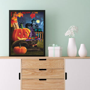 Halloween Night 30x40cm(canvas) full round drill diamond painting