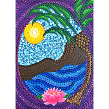 Load image into Gallery viewer, Coconut Tree 30x40cm(canvas) full crystal drill diamond painting
