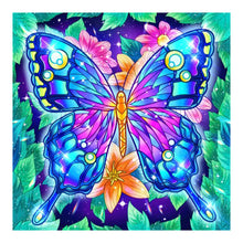 Load image into Gallery viewer, Butterfly 30x30cm(canvas) full crystal drill diamond painting
