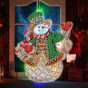 Xmas Diamond Painting Hanging Light Home Rhinestone Lamp Pendant (ZXD304)