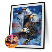 Load image into Gallery viewer, Eagle Ornaments 30x40cm(canvas) full round drill diamond painting
