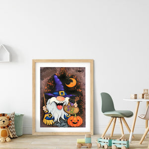 Pumpkin Goblin 30x40cm(canvas) full round drill diamond painting