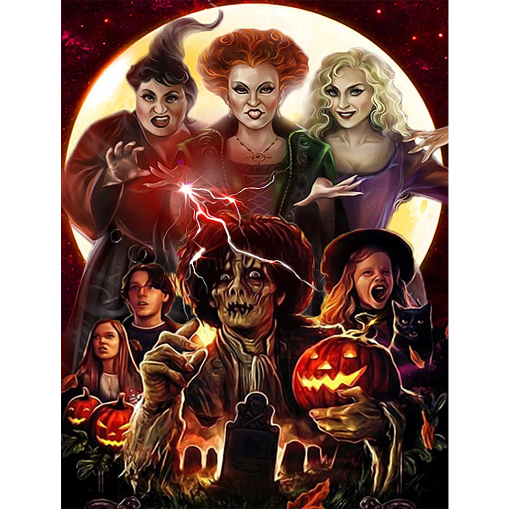 Halloween 30x40cm(canvas) full round drill diamond painting